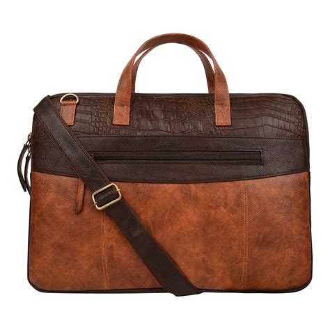 fake leather computer bag